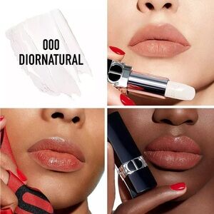 Rouge Dior 48-Hour Hydration Sheer Refillable Satin Lip Balm - 000 Diornatural